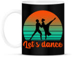 printfashion Let's dance - Bögre - Fekete (10838669)