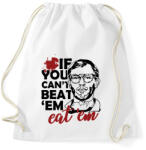 printfashion Eat 'em - Sportzsák, Tornazsák - Fehér (9334996)