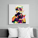 printfashion Kakashi - Vászonkép - Fehér (6637174)