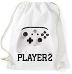 printfashion Player 2 Xbox One páros póló - Sportzsák, Tornazsák - Fehér (2202038)
