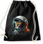 printfashion Space Cat - Sportzsák, Tornazsák - Fekete (13117255)