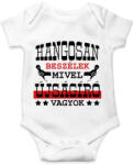 printfashion Hangosan beszélek - Baba Body - Fehér (10440520)