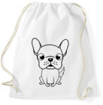 printfashion Francia bulldog - Sportzsák, Tornazsák - Fehér (10296329)
