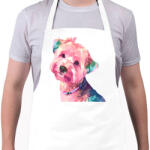 printfashion Yorkie - Kötény - Fehér (14043332)