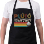 printfashion Plútó emléke - Kötény - Fekete (9732718)