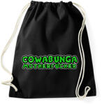printfashion Cowabunga motherf - Sportzsák, Tornazsák - Fekete (6972897)
