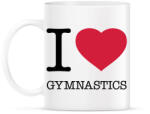printfashion I love gymnastics - Bögre - Fehér (2267057)