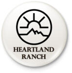 printfashion Heartland Ranch - Kitűző, hűtőmágnes - Fehér (3501228)