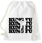printfashion Kung fu - Sportzsák, Tornazsák - Fehér (7569051)