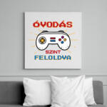 printfashion Szint feloldva - Vászonkép - Fehér (13754705)
