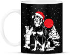 printfashion Rottweiler Karácsony - Bögre - Fekete (794189)