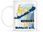 printfashion Balaton körbetekerés - Bögre - Fehér (7665569)