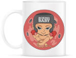 printfashion Bokszoló baba - Bögre - Fehér (11738865)