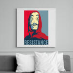 printfashion Money Heist - Vászonkép - Fehér (6631587)