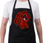 printfashion Naturo Kyuubi mode - Kötény - Fekete (4937814)