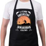 printfashion a legjobb horgászok - Kötény - Fekete (4985085)
