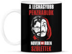 printfashion A legnagyobb pénzrablók novemberben születtek - Bögre - Fekete (4684566)