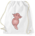 printfashion Axolotl - Sportzsák, Tornazsák - Fehér (13611221)