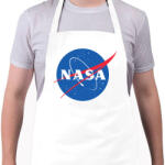 printfashion NASA logo - Kötény - Fehér (4907037)