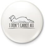 printfashion Lusta nyúl - Kitűző, hűtőmágnes - Fehér (13316730)