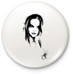 printfashion k-spiders f. . png - Kitűző, hűtőmágnes - Fehér (3074999)