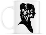 printfashion Szeretlek! - Bögre - Fehér (790917)