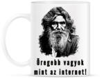 printfashion öregebb vagyok mint az internet - Bögre - Fehér (1452411)