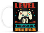 printfashion 9 éves gamer - Bögre - Fekete (1449165)