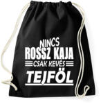 printfashion A Tejföl a kulcs! - Sportzsák, Tornazsák - Fekete (4841915)
