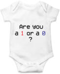 printfashion Are you 1 or 0? - Baba Body - Fehér (1329014)
