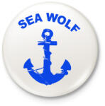 printfashion sea wolf - Kitűző, hűtőmágnes - Fehér (3080969)