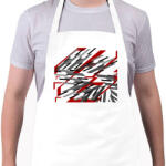 printfashion Vonalak - Kötény - Fehér (4913712)
