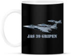 printfashion Jas-39 gripen - Bögre - Fekete (15551582)