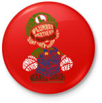 printfashion Szerelő - Kitűző, hűtőmágnes - Piros (3104822)