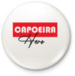 printfashion Capoeira hero - Kitűző, hűtőmágnes - Fehér (7568030)