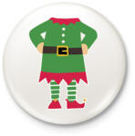 printfashion Manó jelmez - Kitűző, hűtőmágnes - Fehér (9564351)