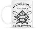 printfashion Horgász augusztus - Bögre - Fehér (5734136)