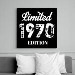 printfashion 1970 - Vászonkép - Fekete (6656844)