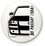 printfashion B5 passat 3BG - Kitűző, hűtőmágnes - Fehér (6726997)
