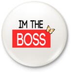 printfashion A FŐNÖKNŐ - Kitűző, hűtőmágnes - Fehér (3078896)