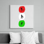 printfashion Magyar foci - Vászonkép - Fehér (16186130)