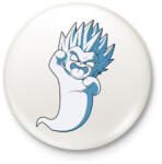 printfashion Kamikaze ghost - Kitűző, hűtőmágnes - Fehér (3088686)