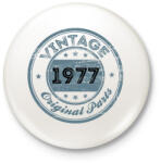 printfashion 1977 - Kitűző, hűtőmágnes - Fehér (12422874)