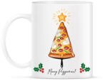 printfashion Merry Pizzamas pizzalapáttal - Bögre - Fehér (5765175)