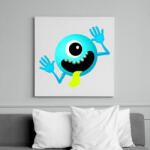 printfashion Alien - Vászonkép - Fehér (6637574)