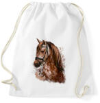 printfashion Horse - Sportzsák, Tornazsák - Fehér (7639475)