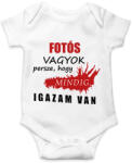 printfashion Fotós vagyok. . . - Baba Body - Fehér (16287297)