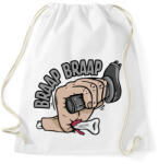 printfashion Nyélgáz! - Sportzsák, Tornazsák - Fehér (4598433)
