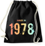 printfashion 1978 - Sportzsák, Tornazsák - Fekete (6226029)