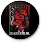 printfashion Ördög szabályok - Kitűző, hűtőmágnes - Fekete (3095377)